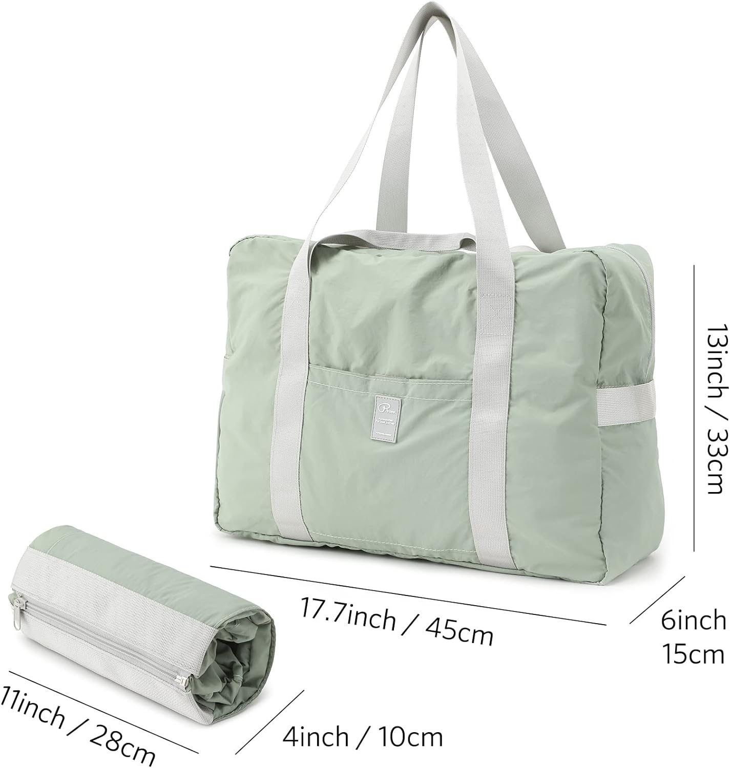 P.Travel Foldable Travel Sports Gym Duffel Bag