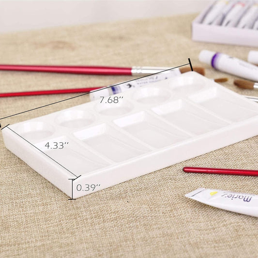 Ceramic Artist Paint Palette Tray - 10/12/20 Well