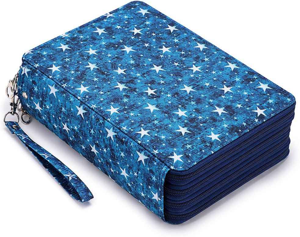 200 Slots Colored Pencil Case Large Capacity Pencil Organizer - TTpen