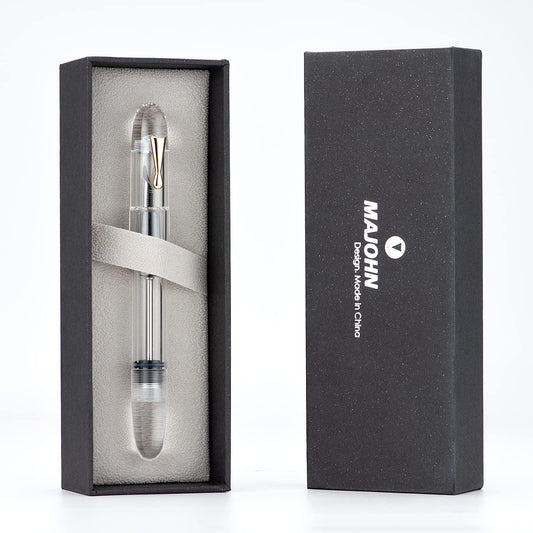 Majohn C4 Eyedropper Fountain Pen Transparent Acrylic with Box