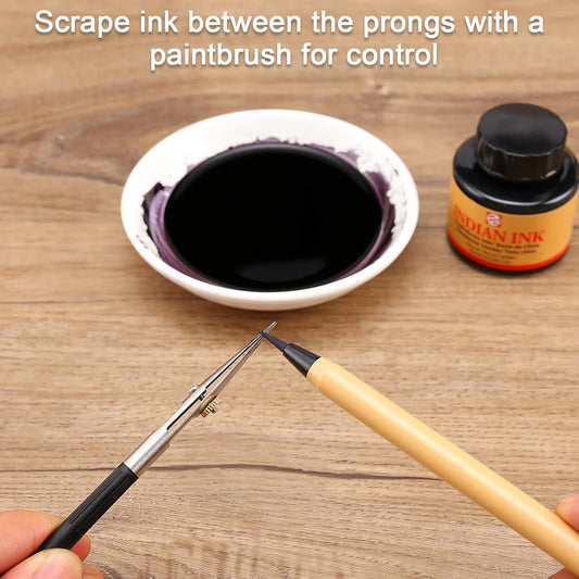 Ruling Pen for Masking Fluid,Perfect Fine Line Drawing