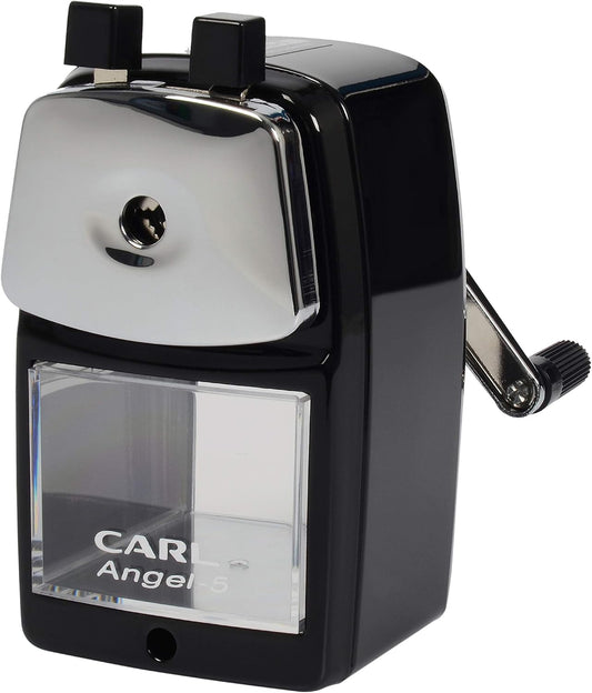 Carl Angel-5 Manual Pencil Sharpener with Metal Table Mount