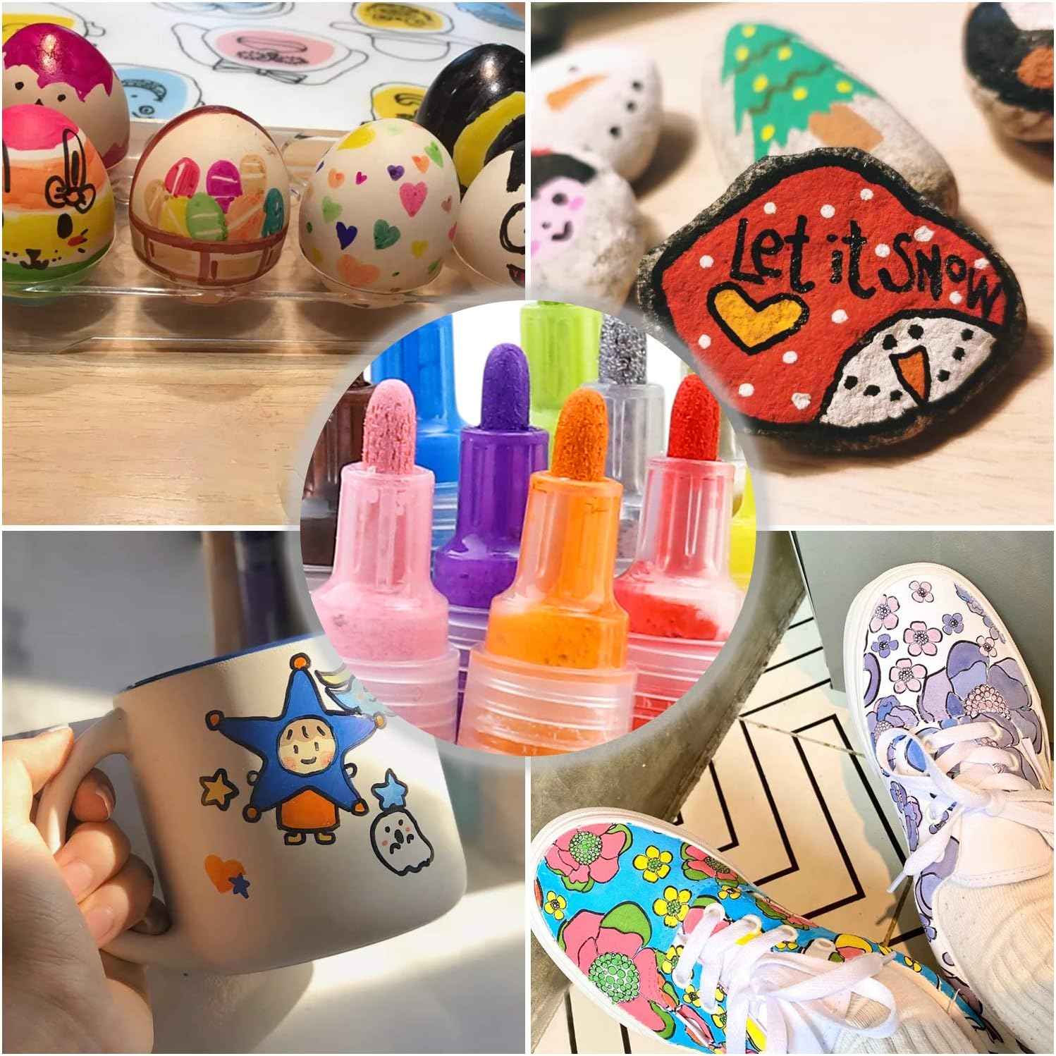 36 Color Guangna Acrylic Painter Markers 3mm Tip - TTpen