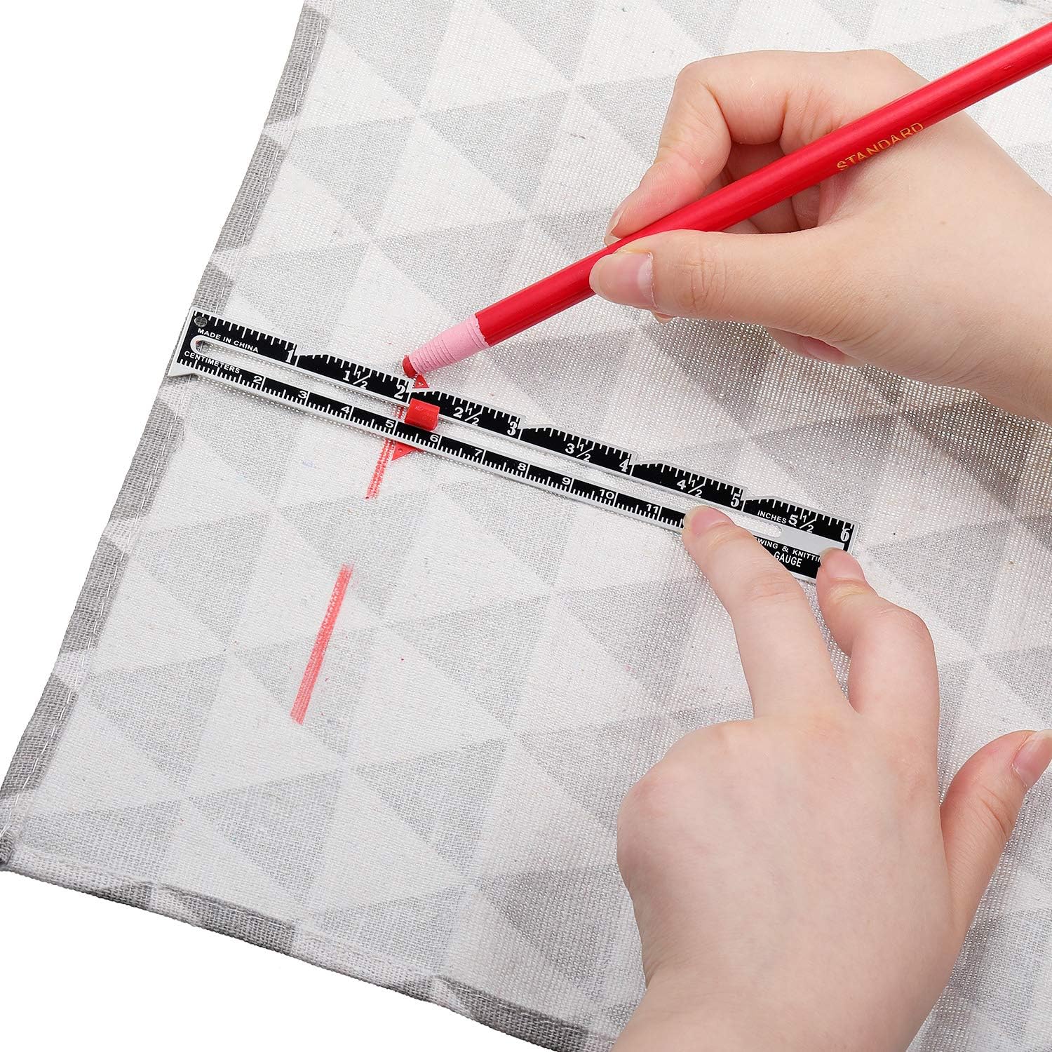 3Pcs Sewing Gauge Measuring Tool Fabric Quilting Ruler
