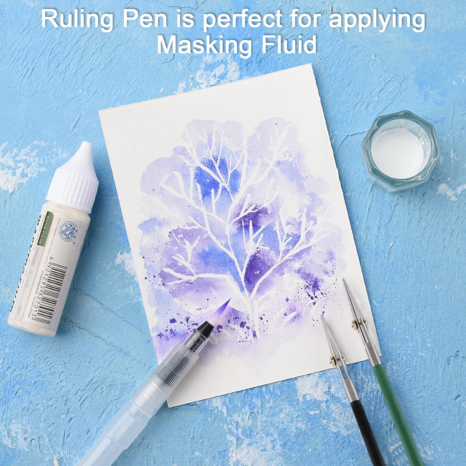 Ruling Pen for Masking Fluid,Perfect Fine Line Drawing