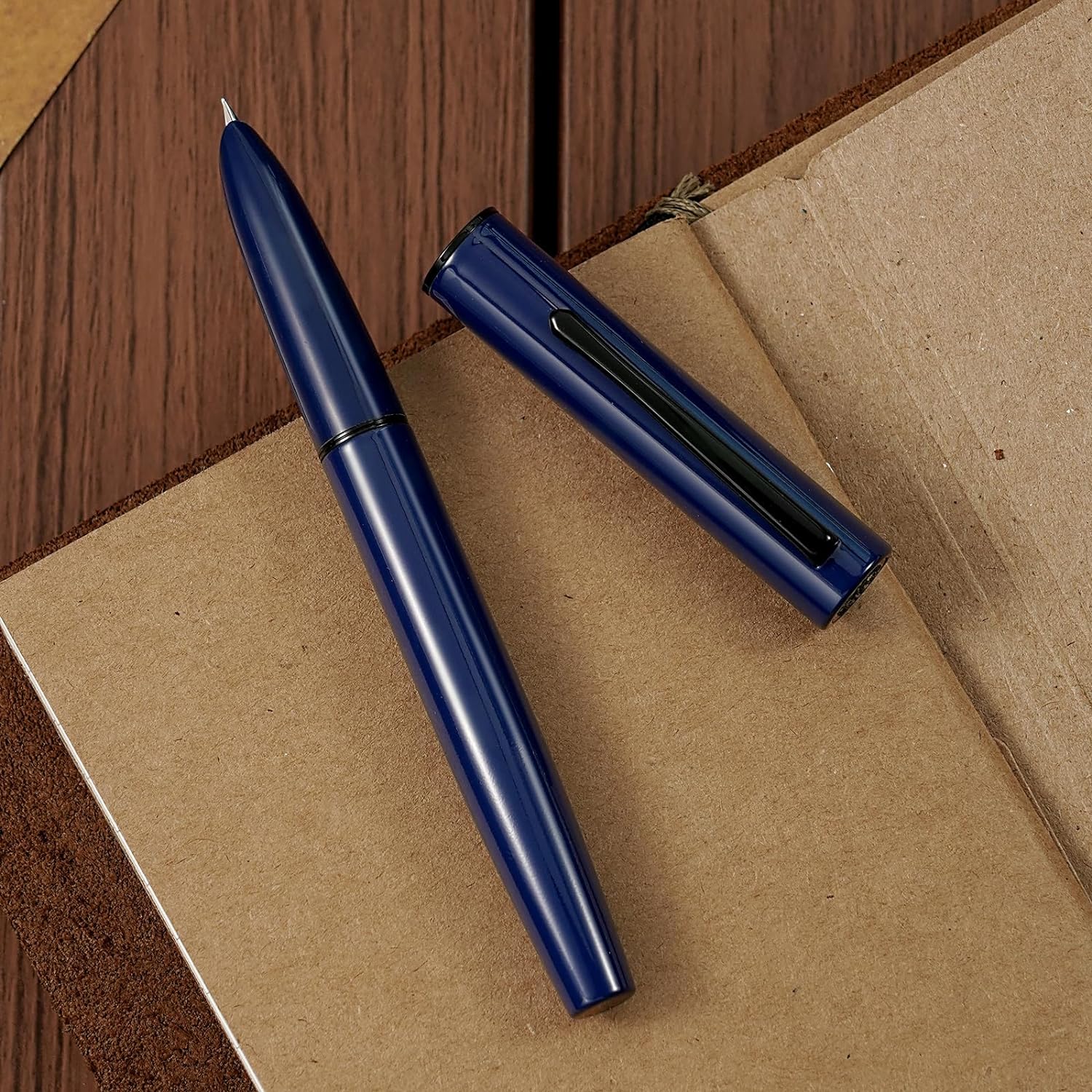 OXFORD Pen 韓国 Hongdian C1 Fountain Pen Classic Retro Metal Pen with Ink Converter