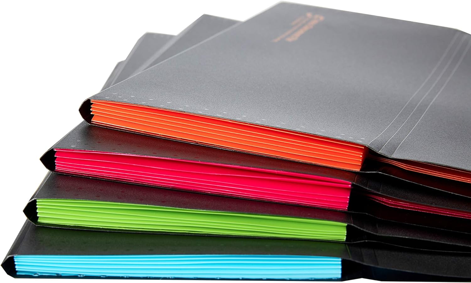 4 Pack Expanding File Folders with 6 Pockets,A4 Letter Size