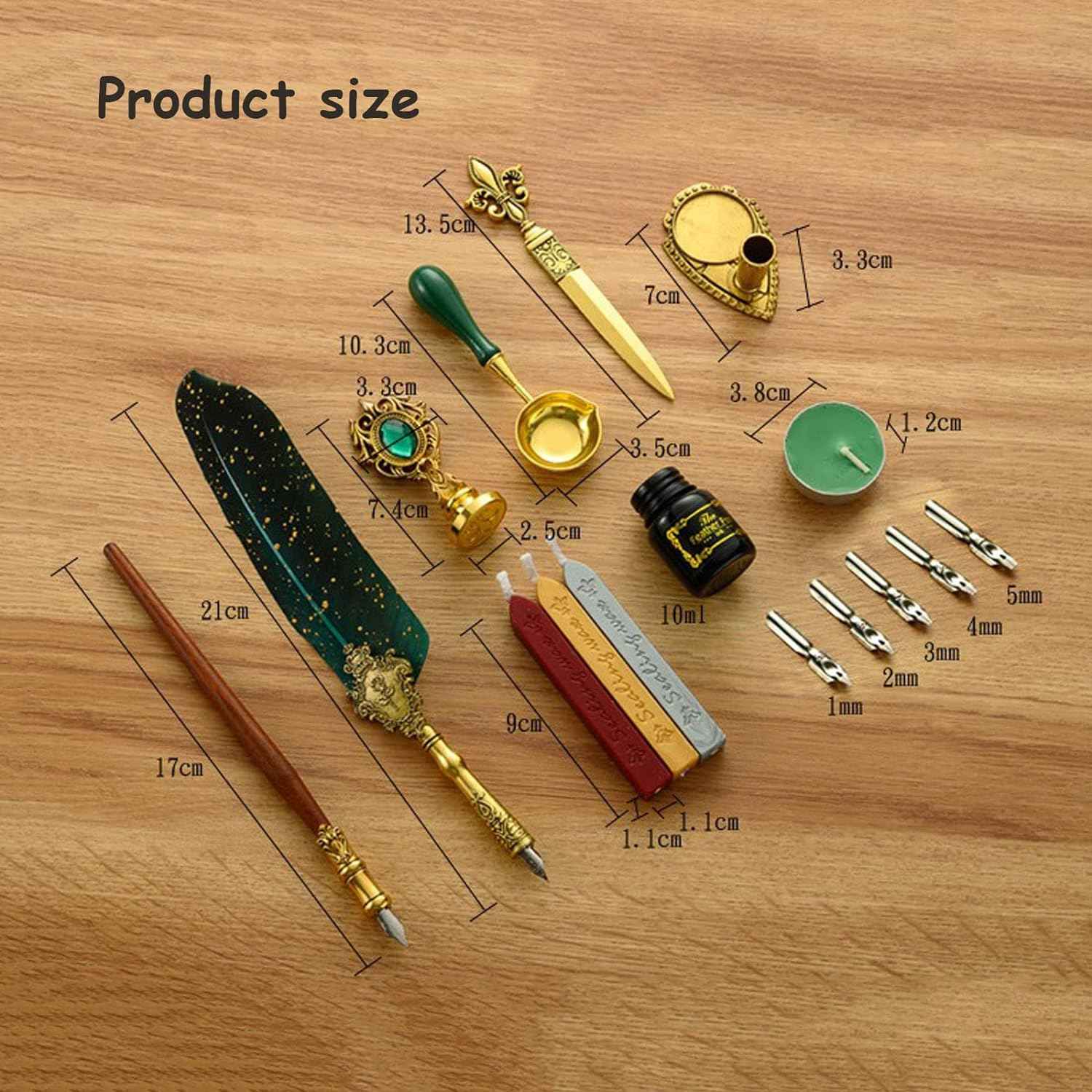 Calligraphy Feather Quill Pen and Ink Set - TTpen
