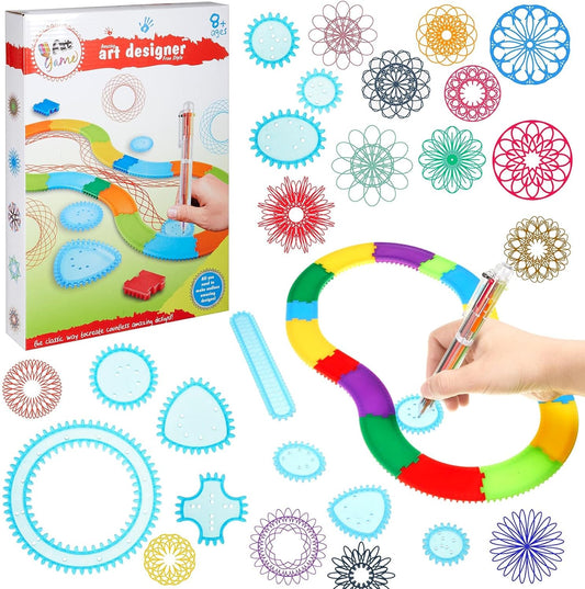 Art Game Drawing Toys Spiral Curve Stencil Set