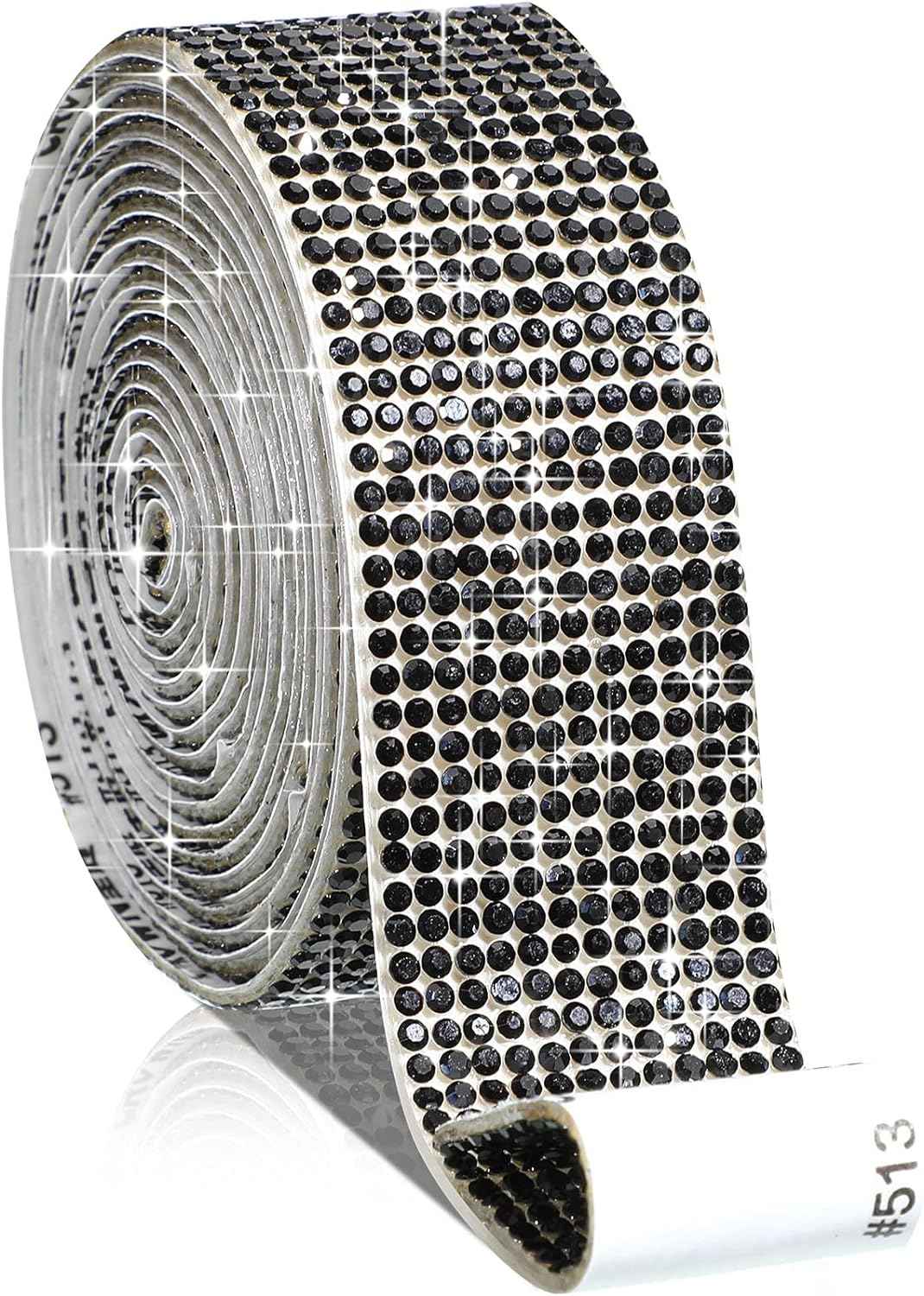 Self Adhesive Rhinestone Strips Crystal Ribbon Sticker Wrap for DIY Car Phone - TTpen