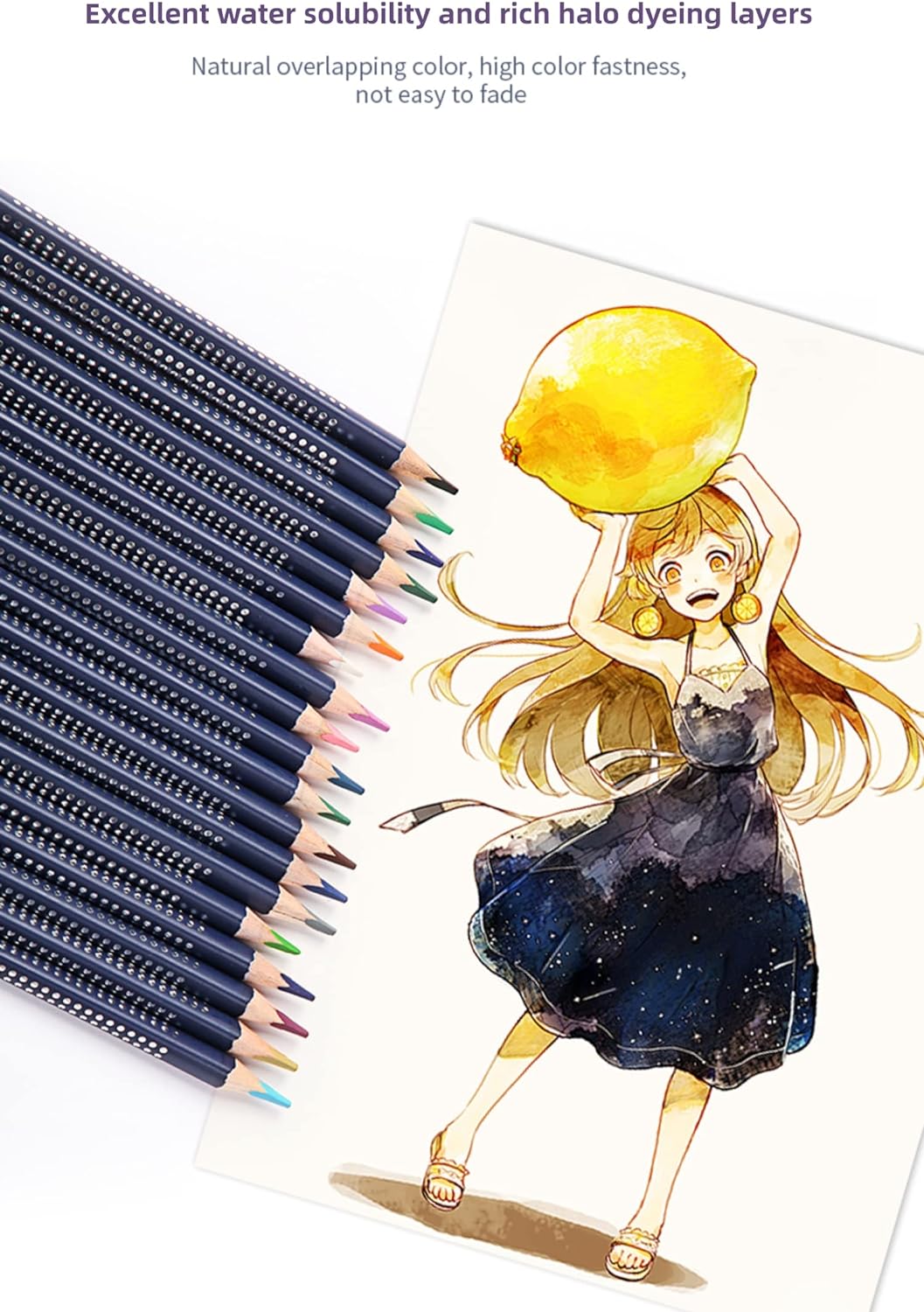 GIORGIONE Watercolor Pencils 120 ARTIST AQUARELLE Colored Pencils