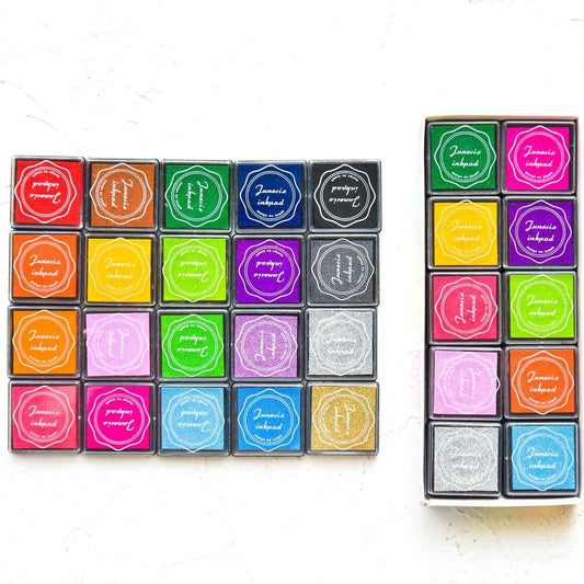 20 Color Craft Ink Pad for Paper,Wood,Fabric - TTpen