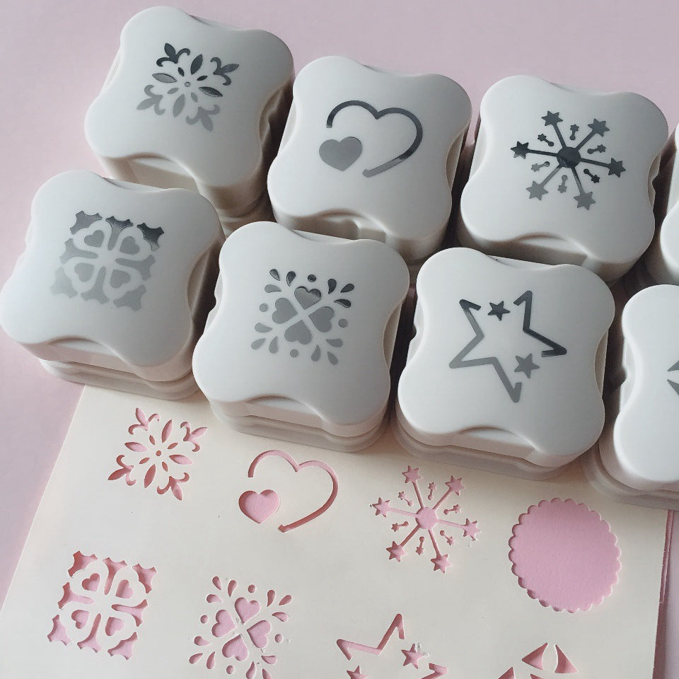 Decorative Edge Punch & Scrapbooking Stencil Cutter for Paper Crafting