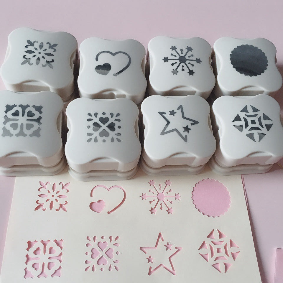 Decorative Edge Punch & Scrapbooking Stencil Cutter for Paper Crafting