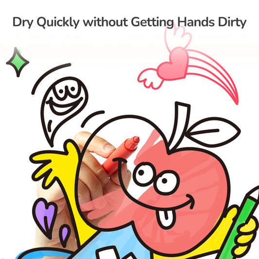 MiDeer 60-Color Acrylic Paint Markers Brush Tip with Stand-Up Pouch