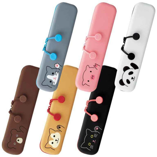 LIHITLAB PuniLabo Slim Zipper Pen Pouch A-7717