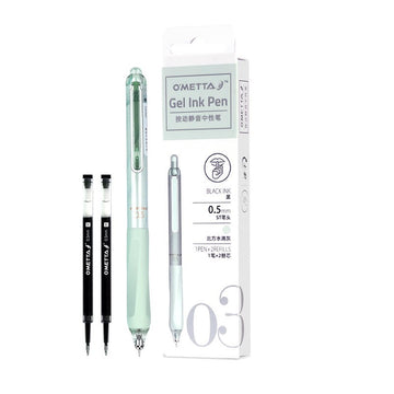 Beifa Ometta Push Silent Gel Pen with 2 Refills