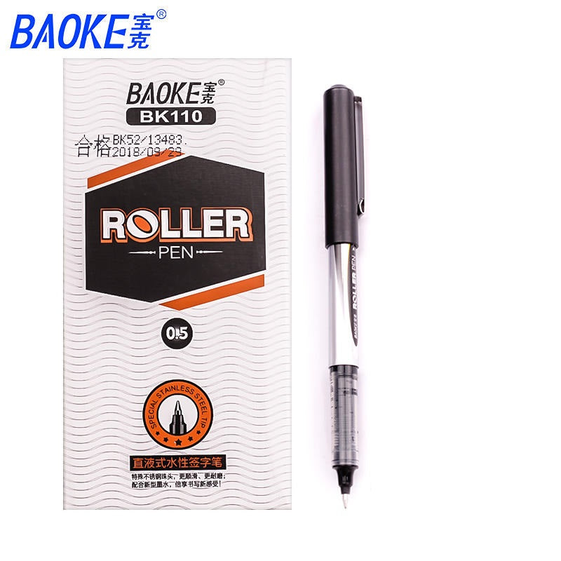 Baoke BK110 Liquid Ink Roller Pen 12 Pack