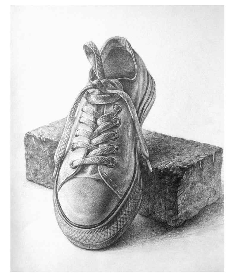 BRUTFUNER 12Pcs Black & White Oily Color Sketch Drawing Pencils - TTpen