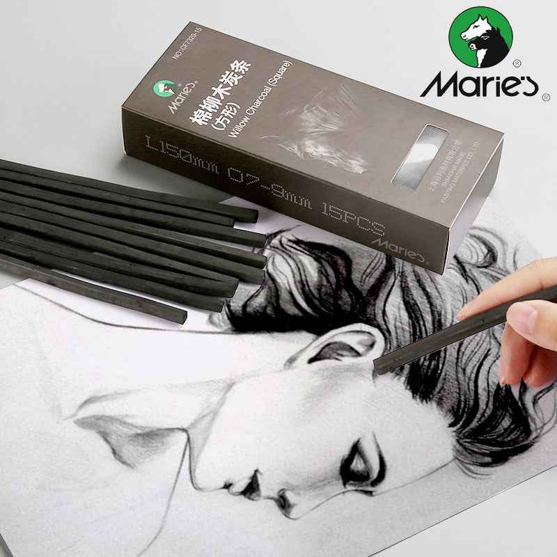 Maries Artists' Drawing Willow Charcoal 15PCS - TTpen