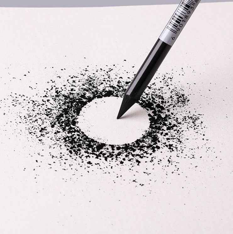 Marie's 24pcs Non-Wood Whole-Lead Core Graphite Charcoal Sticks Pencils - TTpen