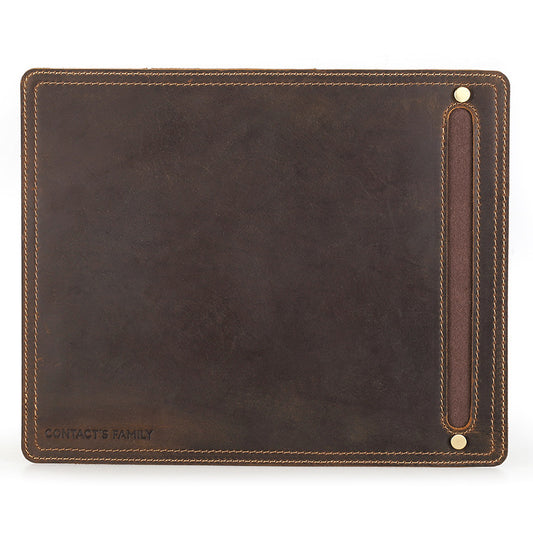 Leather Mouse Pad for Home or Office Desktop 28x23cm