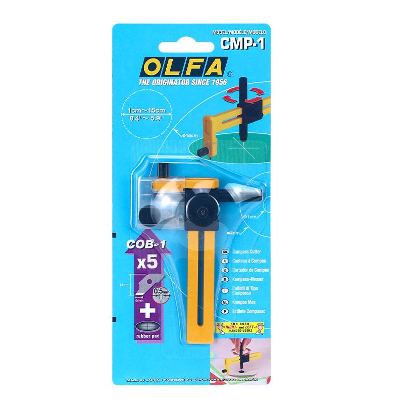 OLFA Adjustable Compass Style Rotary Circle Cutter (CMP-1)
