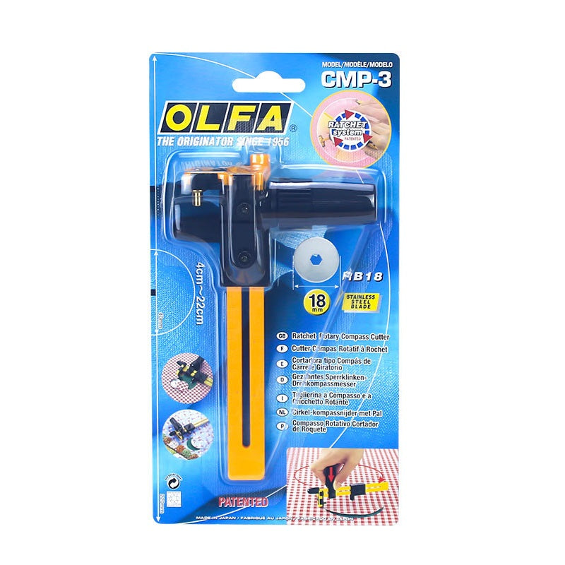 OLFA CMP3 Rotary Circle Cutter 18mm Blade