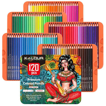 KALOUR 120 Professional Colored Drawing Pencils Set - TTpen
