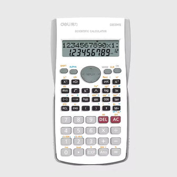 DELI D82MS Scientific Calculator - 240 Functions with 2-Line Display
