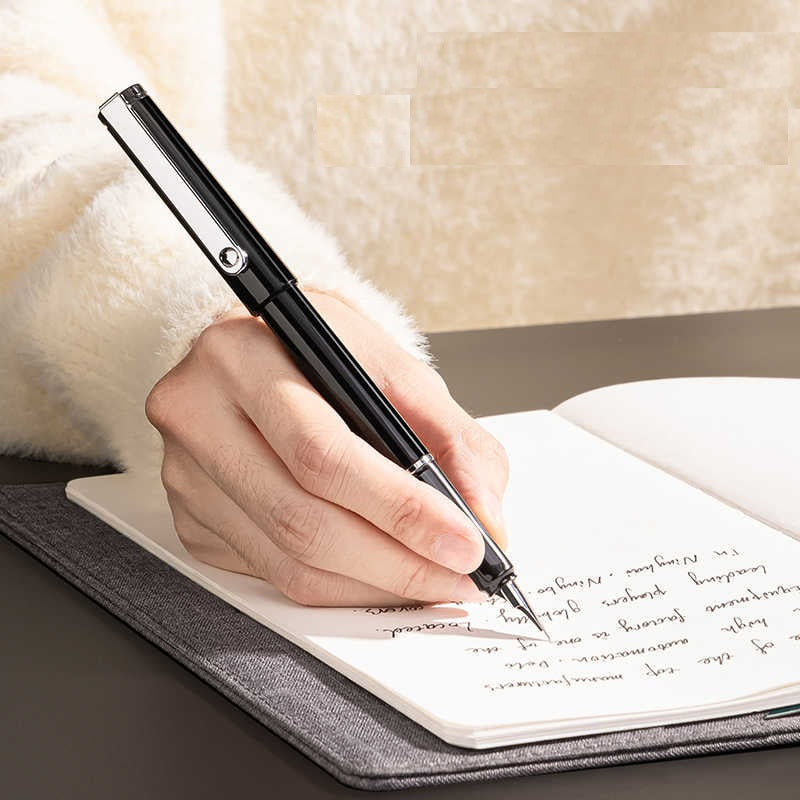 DELI S160EF Fountain Pen - 0.35mm EF Nib with Rotary Ink Converter - TTpen