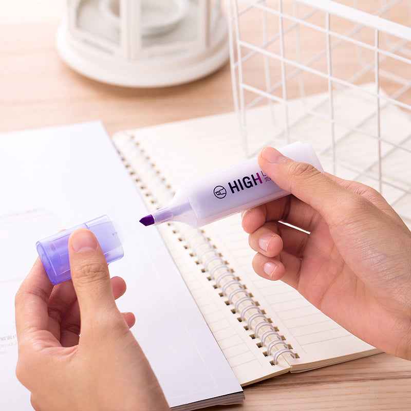 DELI Art Highlighter Pens Jelly Color Chisel Tip 10 Pack - TTpen