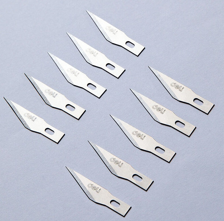 DELI GRAVER Graphic Art Knife Set (1 Knife 10 Blades)