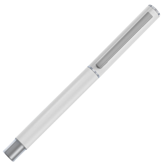 DELI S80 Gel Pen 0.5MM Fine Point,Black White Metal Body-2 Pack