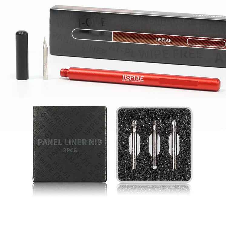 DSPIAE Panel Line Pen With 3pcs Replacement Nibs
