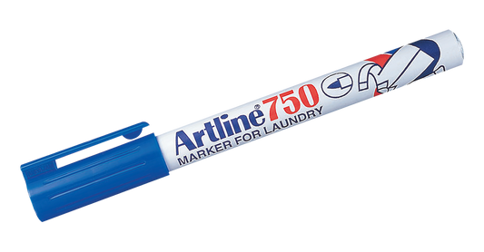 Markere pentru rufe Artline EK-750, vârf fin de 0,7 mm, set de 3 bucăți