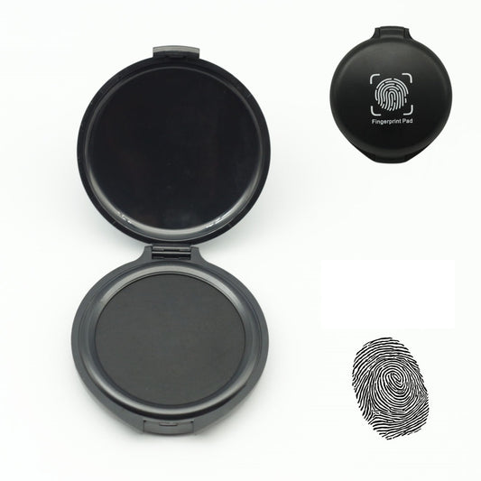 3 Pack Stamp Thumbprint Fingerprint Pad Black Blue Red Ink