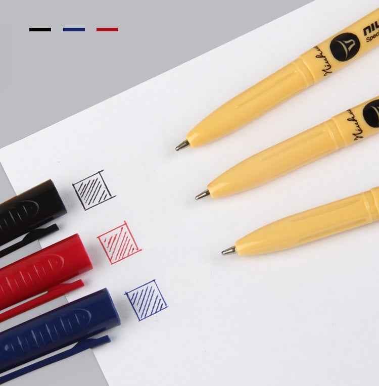 GENVANA Ballpoint Pen,Black/Red/Blue Ink,1.0mm Medium Point 24 Pack