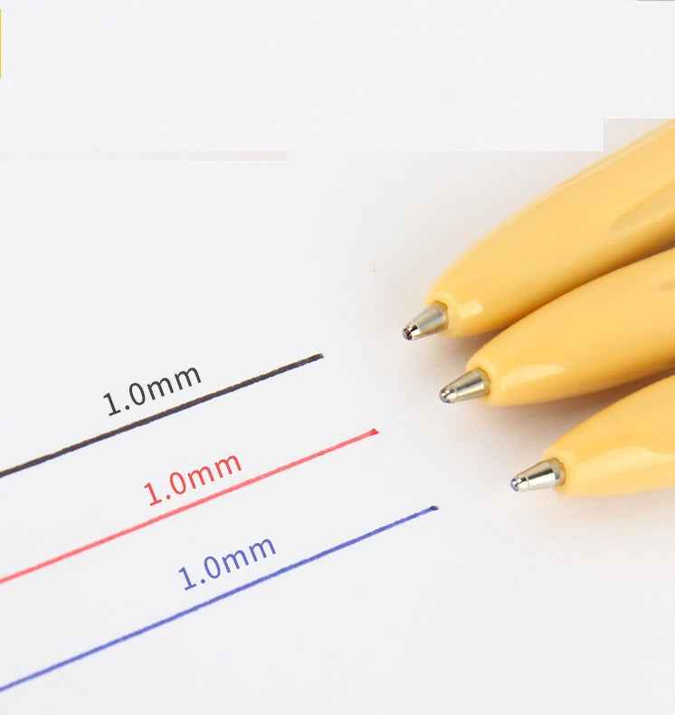 GENVANA Ballpoint Pen,Black/Red/Blue Ink,1.0mm Medium Point 24 Pack