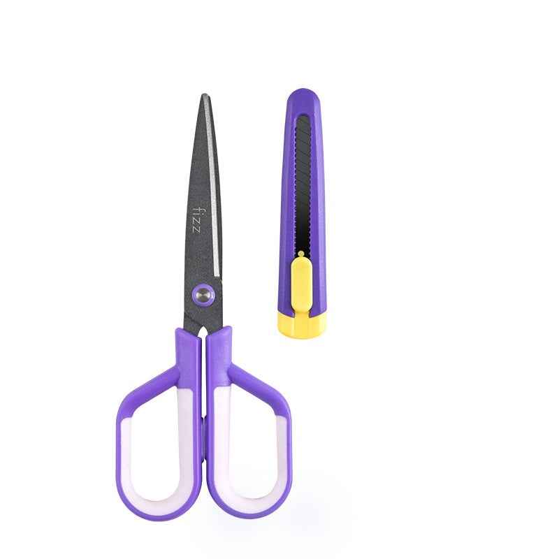 Guangbo Fizz Multi-Function Scissors & Knife Combo 2in1 Office Tool