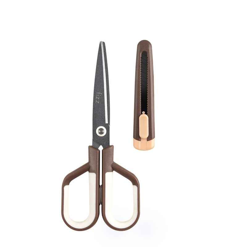 Guangbo Fizz Multi-Function Scissors & Knife Combo 2in1 Office Tool