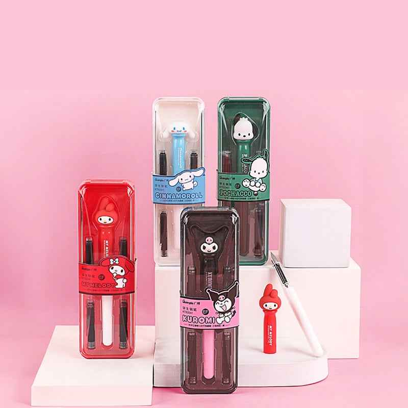 Guangbo 2-Pack Sanrio Fountain Pen Set