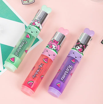 Sanrio Kuromi My Melody&Cinnamoroll Watermelon Heart Highlighter