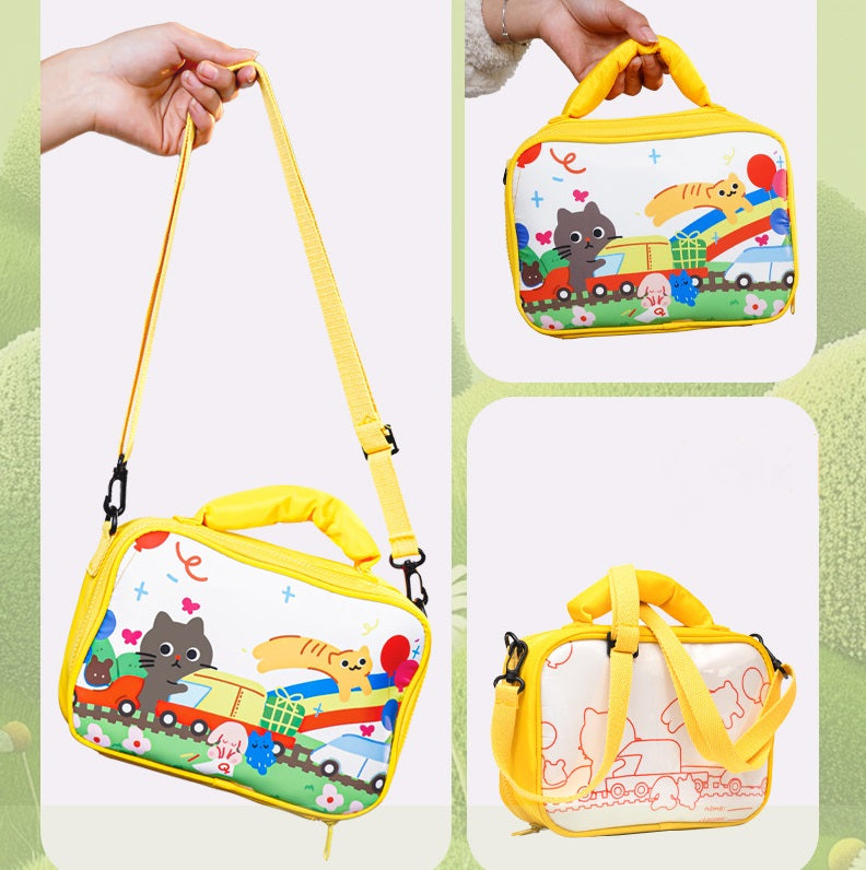 Kids Acrylic Paint Pens Paint Markers Set with 60-Slot Case