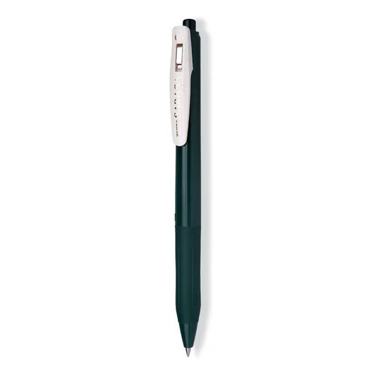 Zebra Sarasa Clip Gel Ballpoint Pen,0.5,Green Black,10 Pieces