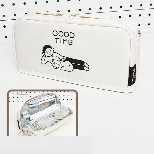 KOKUYO and Noritake HACO Pencil Case Good Time