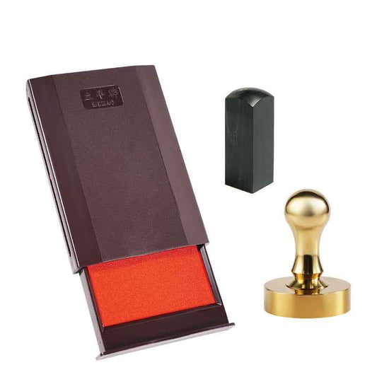 Large Black/Blue/Red Stamp Ink Pad 80x60mm/120x90mm