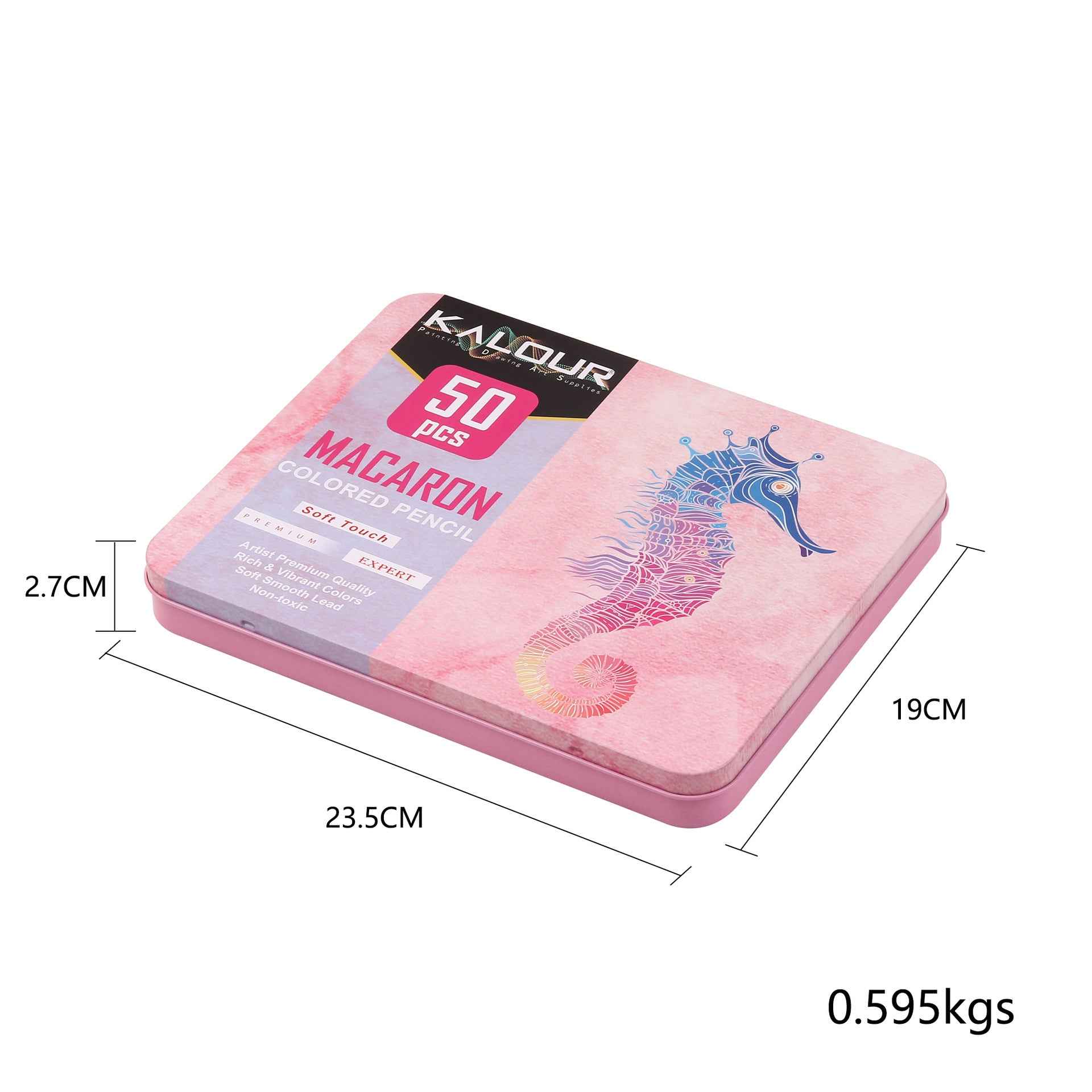 KALOUR 50 Macaron Colored Artist Pencils Set for Adults Kids - TTpen