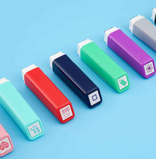 KODOMO NO KAO Japanese Cute MINI Self Inking Stamps 4 Pack