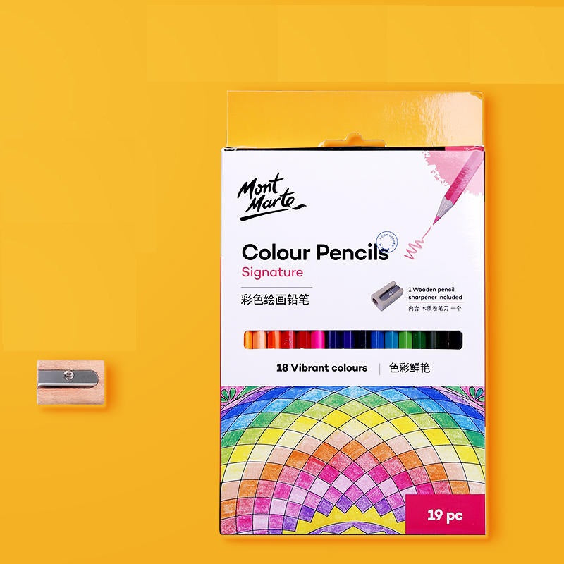 Mont Marte Coloured Pencils-Pack Of 12 18 24